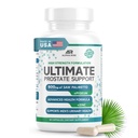 Najlepsze Over- the-Counter Prostate Support Health Supplement for Men - 600 mg Saw Palmetto 300mg Pygeum - 16 Zioła + Cynk - Ulga od poszerzonej Prostate & Zatrzymaj częste oddawanie moczu - 60 Kapsułki