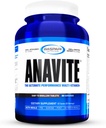 Gaspari Nutrition Anavite, Sports Multi- Witamina z aminokwasami, Beta- Alanina i L- Karnityna, Zwiększona wydajność i odzysk (Nowy Mniejszy rozmiar, 30 Służenia)