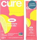 Nawodnienie Cure Kids Electrolyte Drink Mix 124; Pediatryka na podłożu plantacyjnym Uwodniony Nawodnienie 124; Nie dodawany cukier, FSA- HSA, Nie-GMO, Gluten- Free, Nie sztuczne aromaty 124; Pudełko 6 opakowań - Różowa lemoniada