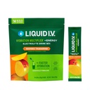 Płyn I.V. ® Nawodnienie Multiplikator ® + Energia - Mango Tamarind - Pakiety proszku nawadniającego 124; Napoje proszkowe elektrolityczne mieszanka 124; Wygodne jednorazowe podawanie kleszczy 124; NieGMO 124; 14 Podawanie (Opakowanie 12)