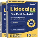 Sumifun 4% Lidokaina Patches Plus 1% Mentol - 30 Liczy maksymalną siłę pozagiełdową Pain Relief Patches for Back Ache Stiff Neck Joint Pain