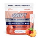 Real Ketones BHB Exgenous Ketones Drink Mix Pakiety Keto Electrolytes Powder Pakiety bez cukru z 4 Głównymi Elektrolitami Post Plus Nawodnienie Opatentowane Keto BHB - 30 Hrabia Peach Caepine