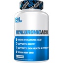 Evlution Vegan Dietary Hyaluronic Acid Supplement Nutrition 200mg Hyaluronic Acid Capsules Suchość skóry dla kobiet i mężczyzn ze względu na swędzenie lub uszkodzenie skóry - Wysoka moc Biodostępna niezmodyfikowana formuła