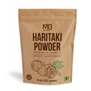 MB Herbals Haritaki Proszek 8 oz / 227 Gram / 0,5 lb Proszek Inknut 124; Terminalia chebula Harde Chebulic Myrobalan 124; Gluten Free 124; Brak środków konserwujących