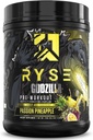 RySE Godzilla X Noel Deyzel Wstępny trening Proszek - Pasja Ananas - 400mg Kofeina, Wysokie Stim Pre- Trening dla mężczyzn i kobiet z Citruline & Beta Alanine - Energia, Pompa & Focus - 20 / 40 Służenie