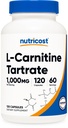 Nutricost L- Karnityna Winian 1000mg, 120 Kapsułki - 500mg na kapsułkę (60 Służb)