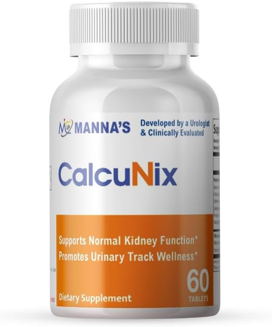 Manna CalcuNix Nerki Supplement Supplement Promotes Urynary Track 60 Tablets