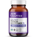 Nowy rozdział Witaminy prenatalne, Jedna dobowa Multiwitamina prenatalna wzmocniona dla wieku 35 + z metylofolianem + Cholina dla zdrowej mamy i dziecka, Gluten Free & Non-GMO- 90