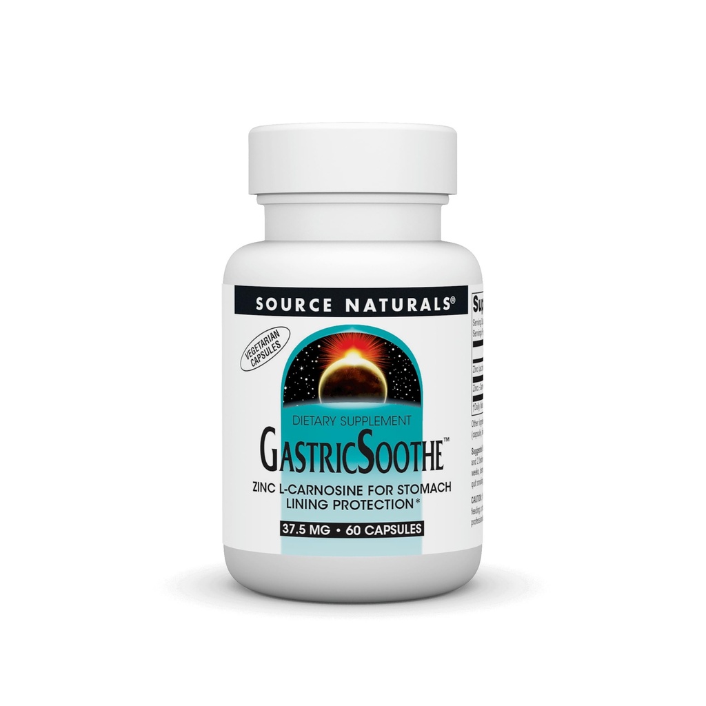 Źródło Naturals Gastricoothe Zinc L Carnosine * - 60 Veggie Caps
