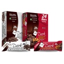 NuGo Dark Variety - Czekolada Pretzel 12 Bary i Czekolada Czekolada Chip 12 Bary, 12g Białko, Wegan, Gluten Free, Non-GMO, Kosher Pareve, 24 Hrabia