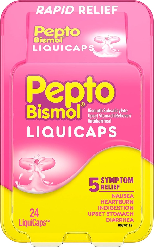 Pepto Biegunka Przeciwbiegunkowe Liquicaps - 24