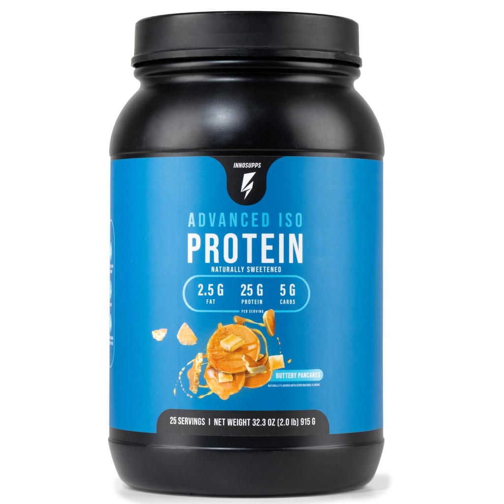 InnoSupps Advanced Iso Protein InnoSupps InnoSupps Advanced Iso Protein Independence 124; 100% Protein Isolate Powder InnoSupps InnoSupps Advanced Iso Protein 124; 100% Protein Isolate Protein Independence 124; No Artificial Sweeteners Independent 124; Niski tłuszcz, Niskie węglowodory Independence 124; 25g Protein Independence 124; Hormone Free, Gluten Free, Soy Free Independer 124; (Naleśnik Buttery)