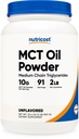 Nutricost Premium MCT Oil Powder - Best for Keto, Ketosis, and Ketogenic Diets - Non-GMO and Gluten Free… (2 LB (Unflavored))