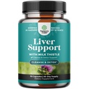 Nature Craft Liver Cleanse Detox & Naprawa - Herbal Liver Support Milk Thistle Supplement - Silimarin Milk Tistle Supplements with Dandelion Root, Choline, Beetroot & Artichook Extract - 90 Count