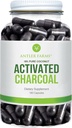 Antler Farms - 100% Czysty kokosowy aktywowany Węgiel, 180 Kapsułki 260mg - Wild Harbelled, Virgin Coconut Shell, USP Food Grade, Steam Activated, Ultra Fine