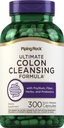 Pining Rock Colon Cleanse Pills 124; 300 Kapsułki 124; Herbal Detox Supplement Supplement 124; Super Formuła dla mężczyzn i kobiet 124; z Psyllium, Włókna i Probiotyki Budapeszt 124; Non-GMO, Gluten Free