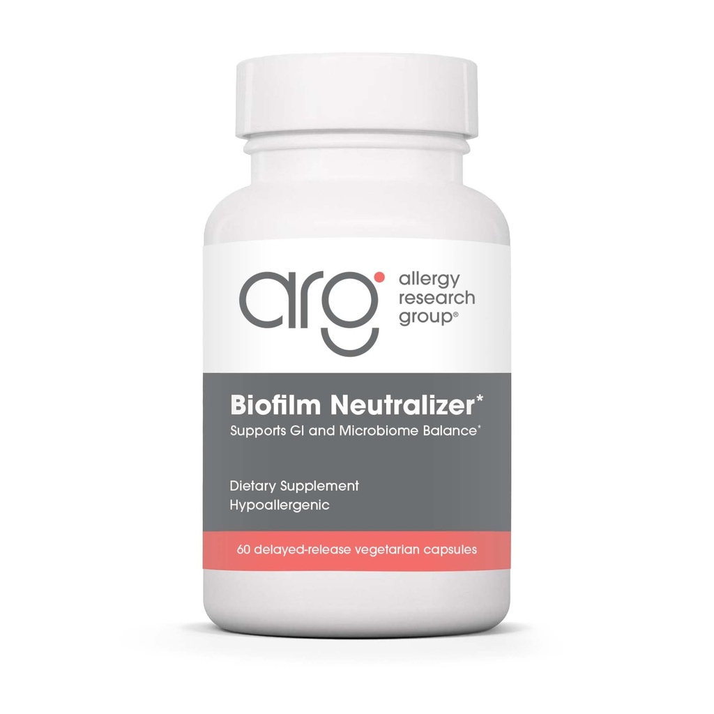 Alergia Research Group Neutralizator - Biofil Defense, Suplement EDTA, Enzymy proteolityczne, Serrapeptaza, Kapsułki wegetariańskie - 60