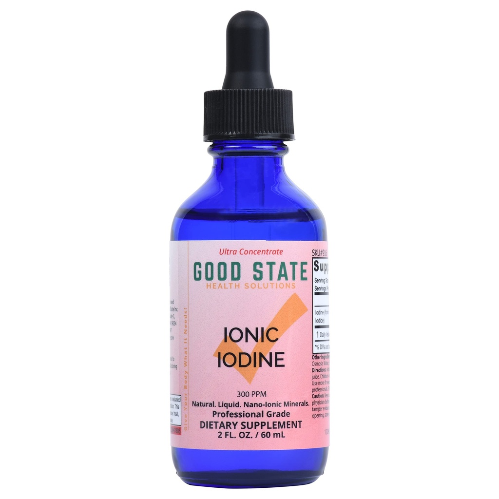 Good State Liquid Ionic Potasu Jodice Supplement Equipment 124; Butelka szklana Ethiopian 124; Vegan Ethiopian 124; 150 µg na 10 Kropli Ethiopian 124; 118 Servations Ethiopian 124; Supports Thyroid Health, Energy, Immunity, Metabolizm Ethiopian 124; 2 oz.