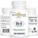 Bio- Tech Farmaceutyczna witamina D3 (D3 5k j. m., 250 hrabiego)