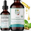 Ashwagandha Tincture - Promotes Vitality, Calms The Mind, Wsparcie immunologiczne, Adaptogen, Balsam cytrynowy, Suplement ziołowy - 2 Fl Oz