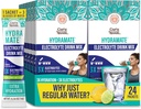 GuruNanda Hydramat Hydration Support Drink Mix - Electrolyte Puder Pakiety do Odwodnienia, Ćwiczenia i Energii - No Added Sweeteners, Non-GMO, Natural Lemon Lime Flavor - 24 Count (0.56 oz Każdy)