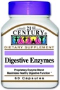 Kapsułki Digestive Enzymes XXI wieku, 60 sztuk (opakowanie po 2 sztuki)