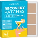 Party Recovery Patches 42 Pack - Wake Up Refreshed & Energized with Our 100% Natural Ingredients Patch - Przyjazny Skin & wodoodporny - Zastosuj przed piciem - Wzmocniona formuła poranna