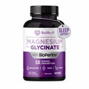 Magnezu Glicynian 400mg - 5X Wyższa Absorpcja - Relief na stres, sen, zdrowie kości - 100% Chelated - Pure Magnezu Suplement - 90 Kapsułki wegetariańskie