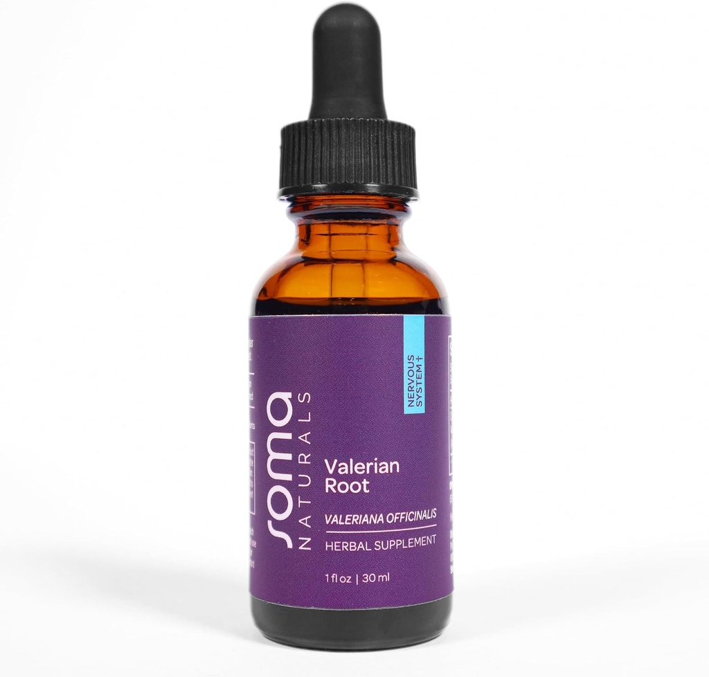 Organiczny Valerian Root Extract, Wydajność i Suplement energii, Zachowanie ostrości i równowagi, Non-GMO, Gluten- Free, 1fl oz, 30ml