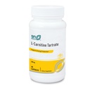 Klaire Labs SFI Health L- Carnitine Tartrate - 500 mg Acid Amino, stabilizowany L- Carnitine - No Synthetic D- Carnitine (60 kapsułki)