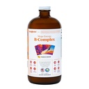 Liquidhealth 32 Oz Witamina B Complex Liquid Multivitamin for Women & Means, Super B Complex, Mega B Vitamin Suplement energetyczny z B1, B2, B3, B5, B6, Metylu B12 Płyn, Folate & Biotin - Made in USA