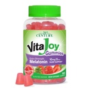 21 wieku Opieka zdrowotna VitaJoy Extra Siła Melatonina 10 mg Gumiaki, Truskawka, 60 Hrabia, Czerwony, 0,43 funtów, (Opakowanie po 1)