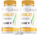 (2 opakowania) Arialief kapsułki Sciatica - Oficjalna formuła - Arialief witamina suplement Advanced Strength Formula, Arialief kapsułki odżywcze Wsparcie maksymalnej mocy ogólne Wellness (120 kapsułki)