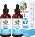 MaryRuth Organics, Jonowe płynne krople cynku do immunologicznego wsparcia Unflavored 4oz. (120 ml) 2 opakowania