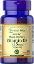Puritan Pride Witamina D3, 5000 j.m., 100 hrabiego