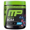MusclePharm Essentials BCAA Proszek, Pre & Post Workout Recovery Drink, Wspiera odzysk mięśni i produkcji energii, Esential Amino Acids Supplement, 30 Służenia, Niebieski aromat malinowy