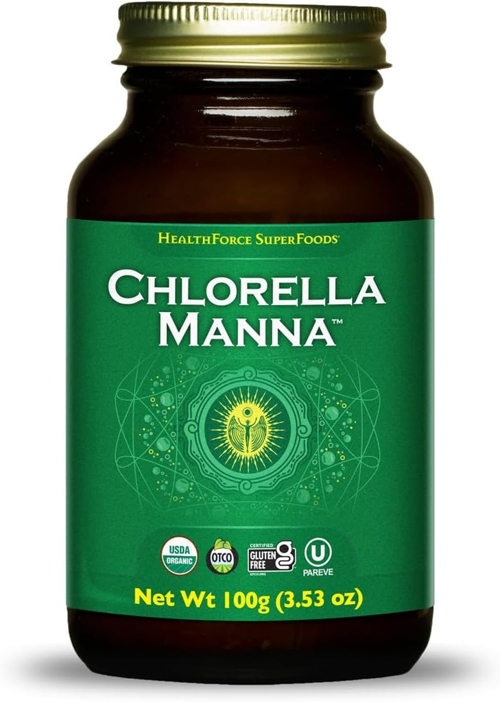 HealthForce SuperFoods Chlorella Manna - Proszek - 100 gramów