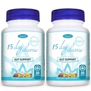 15 Day Cleanse Gut Support 2 Pack Reg 124; Broom Colon, Suplement detox z Senna, Cascara Sagrada i Pyllium Husk, dla mężczyzn i kobiet 124; Razem 60 Kapsułki
