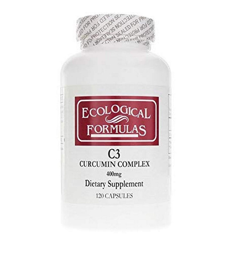 Formuły ekologiczne C3 Curcumin Complex 400 Mg, 120 Count