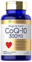 Carlyle CoQ10 300mg < 124; 120 Softgels < 124; Mega Q- Sorb Coensis Q- 10 < 124; z Black Pepper Extract > 124; Non - GMO, Gluten