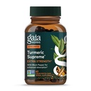 Gaia Herbs Turmeric Supreme Extra Strength - Wspiera okazjonalne zaburzenie komfortu podczas normalnego zużycia & Tear * - z kurkuminą Turmeric & Black Pepper - 60 Vegan Liquid Phyto- kapsułki (do 60- Day Supply)