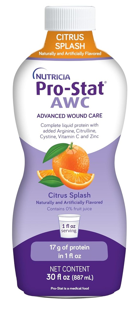 Pro- Stat Advanced Rana Care (AWC), Koncentrated Liquid Protein Medical Food - Citrus Splash Punch Flavor, 30 Butelka Fl Oz