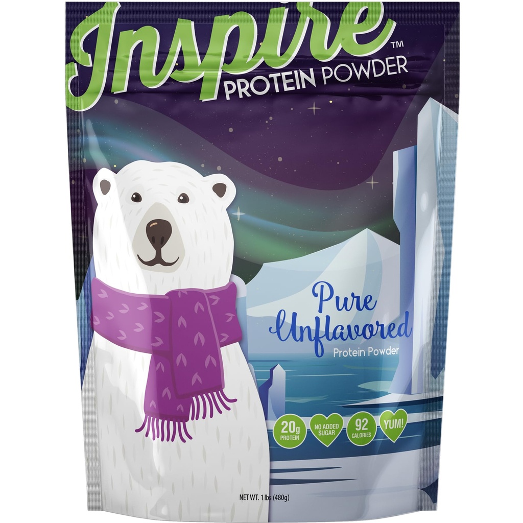 Bariatric Eating Inspire Pure Unflavored 20g Protein Isolate Powder (20 Służenie)