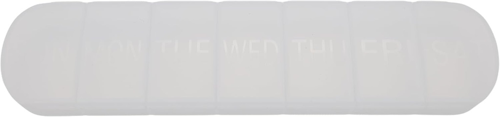 7 Day Cotygodniowy Pill PM Organizator, ShysTech duży pill pill pill Box 1 Time A Day for Pills / Medication / Supplements / Witamina (Clear)