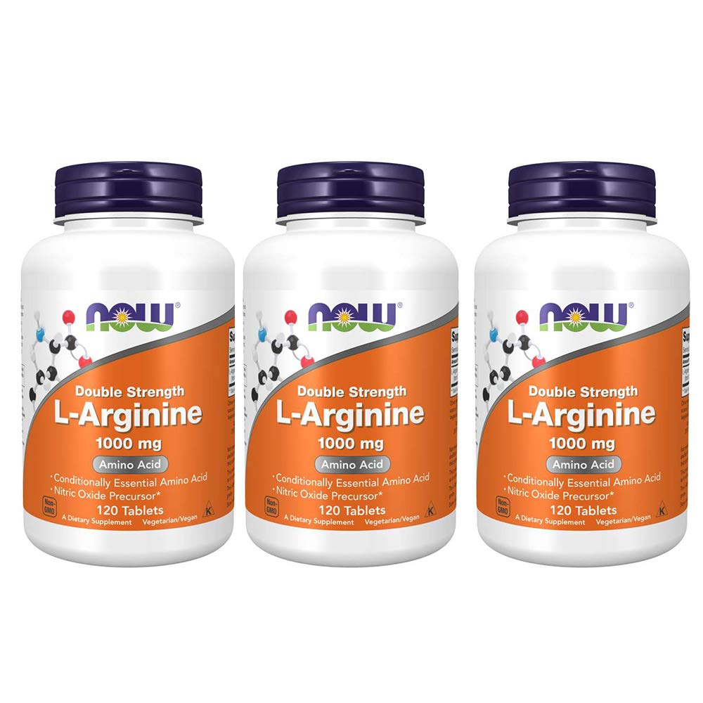 Teraz żywność L- Arginina 1000mg, 120 tabletek (Opakowanie po 3)