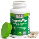 Naturenetics DigestWise Degestive Enzymes - 10 Potężnych Enzymów Wegańskich do Wsparcia Trawienia, Gaz, Bloating & Zaparcia Relief - Keto Friendly - Lab Tested - 90 Kapsułki (1)