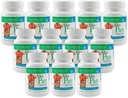 Alka • Pan (12 Pack) Best Process Alkaline - Natural Digestive Supplement - Enzymy pancreatic z antyoksydant- bogaty Superfoods & Zioła trawienne