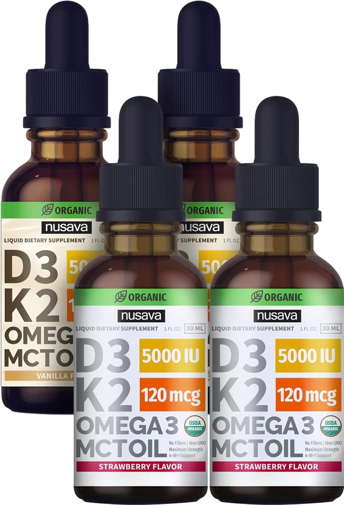 NUSAVA Truskawkowy aromat D3 K2 Krople płynne i Wanilia Parzysta D3 K2 Parzysty Parzysty Parzysty Parzysty Parzysty D3 K2 Parzysty Parzysty Parzysty Parzysty D3 K2 Parzysty Parzysta D3 K2 Parzysty Parzysty Parzysty D3 K2 Parzysty Parzysty Parzysty Parzysty D3 K2 - Potężne Witaminy Płynne do Serca, Złącza, Kości, Mięśnie, & Wsparcie immunologiczne - Nie- GMO, Gluten- Bez, 2pk Każdy