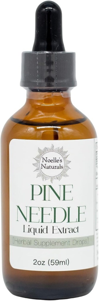 Ekstrakt Pine Needle - Made from Wildcrafted Eastern White Pine Needles - Organic Tincture - Wysoka zawartość kwasu Shikimic - Immune Support Drops