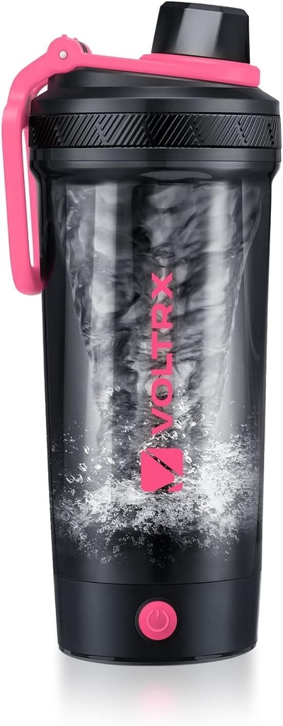 VOLTRX Shaker Butelka, Gallium USB C Rechargeable Electric Protein Shake Mixer, Shaker Cups for Protein Shakes and Meal Explacement Shakes, BPA Free, Made with Tritan, 24oz